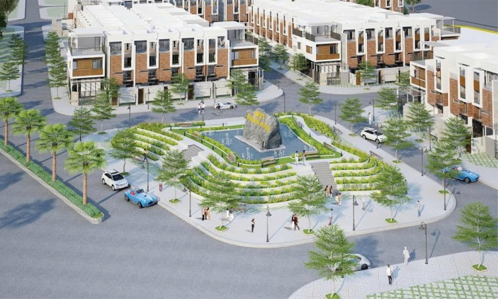 Phối cảnh Garden Riverside Thủ Thừa Long An