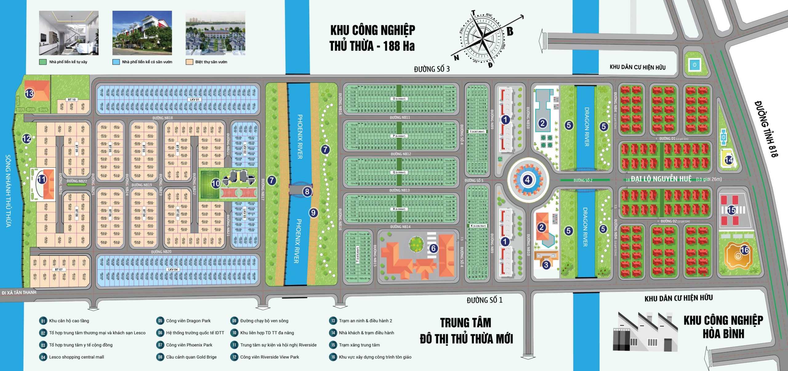 Mặt bằng tổng thể dự án Garden Riverside